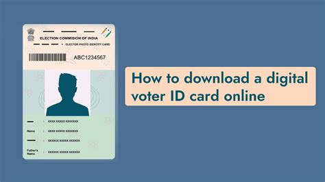 voter id smart card download|download voter id card copy.